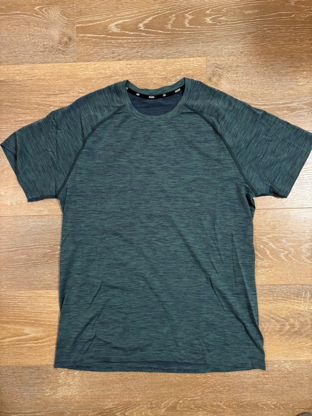 RHONE Men's Short-Sleeve Performance Tee in Dark Teal Heather